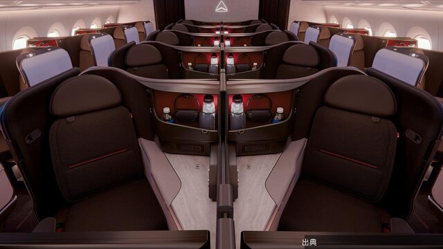[朗報] デルタ航空、Airbusに新ビジネスクラス