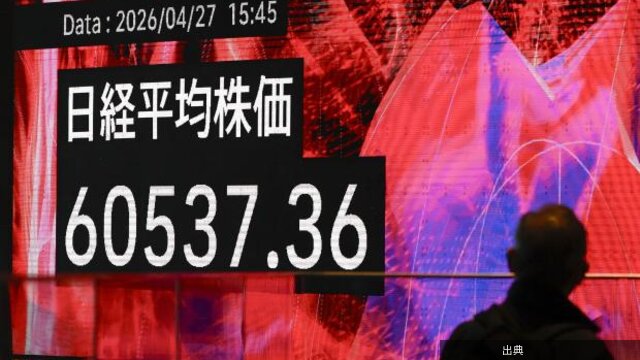 [朗報] 日経平均株価、初の6万円超え