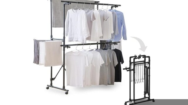 [朗報]部屋干しの正解見つけた！圧迫感ゼロ