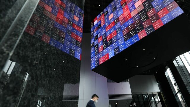 [速報]日経平均最高値更新後に反落