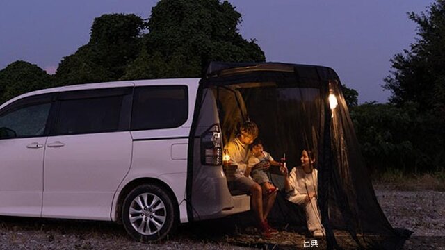 [朗報] 愛車をテラスに変えるテント登場