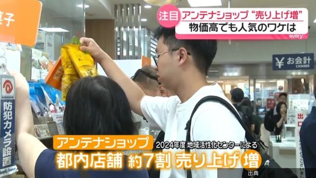 [朗報] アンテナショップの人気理由