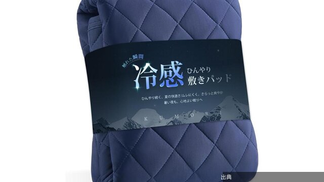 [朗報] 寝返りするたびにひんやり！約2,000円の夏パッド