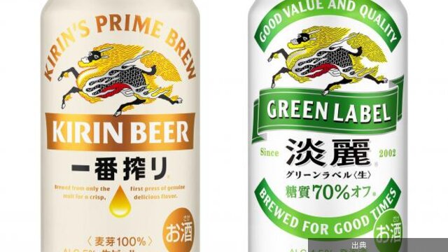 [朗報] キリンビール値下げ！発泡酒は値上げ