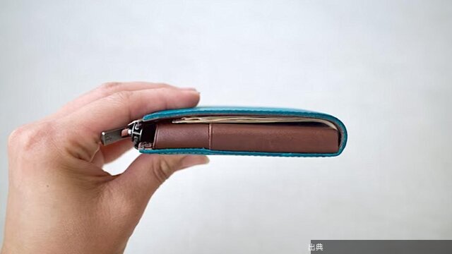 [朗報]薄型レザーのスマート財布