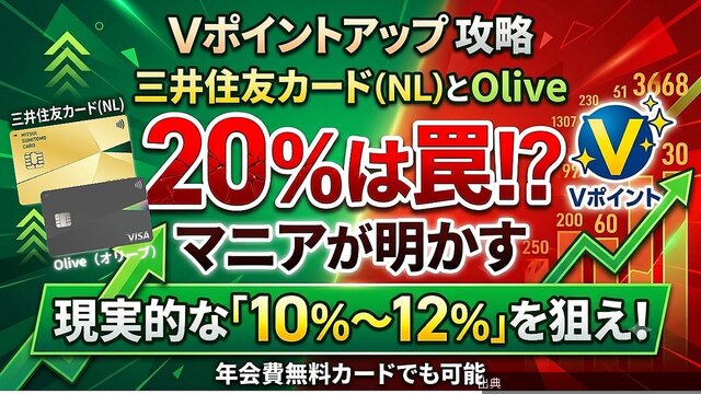 [朗報]Vポイント10%還元の攻略法を解説