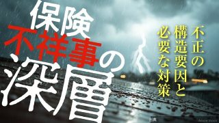 [話題]保険販売をめぐる不祥事は偶発的なものではない…｢不正のトライアングル｣が潜む保険販売の特殊構造とは？ | ...←これ