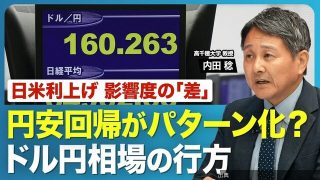 [悲報]【また160円台に接近】為替介入でも利上げでも「円安回帰」の傾向が変わらぬ理由／日銀が「“タカ派”になり...が話題に